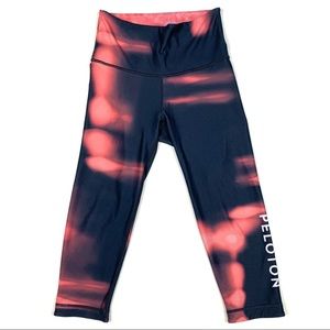 Wear it to Heart x Peloton Sz S Cropped Leggings Colorful High Rise WITH Small